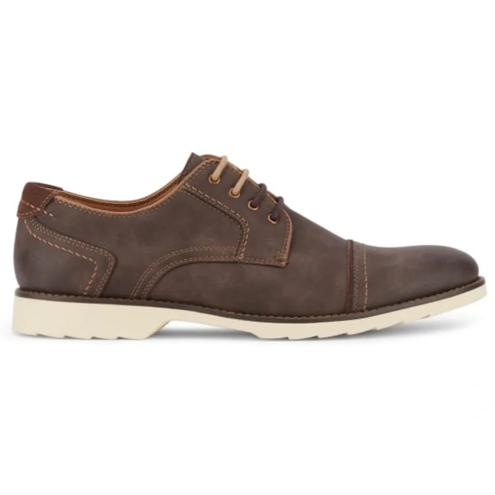 NEW!! Men’s Dockers Murray Lace Up Oxford Shoes Dark Brown Size 8M